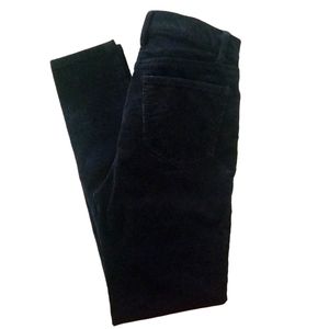 Ann Taylor Black High Rise Skinny Corduroy Pants Size 00P